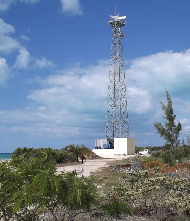 The Easat Coastal Surveillance Radar was designed to assist the Turks & Caicos Government tackle the problem of illegal immigration and import of goods onto the island. The challenge to Easat was to design a system that would provide detection at maximum distances out to sea, allowing interception as well as being a visible deterrent to further illegal activity.