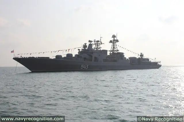 Marshal Shaposhnikov Udaloy I-class destroyer at LIMA 2013