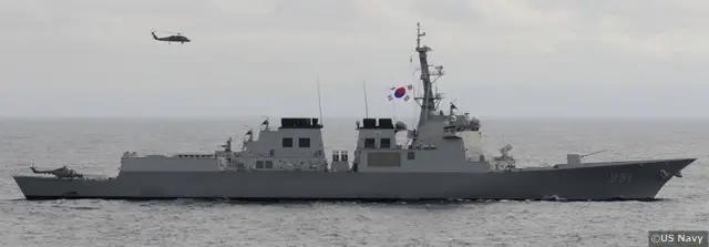 Sejong the Great Sejongdaewang KDX-III Class AEGIS Destroyer Republic of Korea ROK Navy 