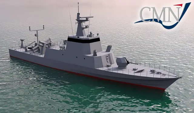 The Combattante FS46, evolution of sea proven CMN Combattante II class, is a Fast Attack Craft, able to perform with a high level of efficiency the tasks required by a Patrol Missile Boat mission's profiles. 