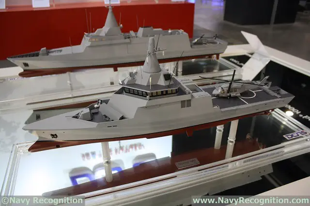 At BALT MILITARY EXPO 2014 which was be held in Poland from 24 to 26 June 2014, DCNS unveiled a new member in its Gowind range: The Gowind 1000. According to DCNS it is a new fast and reconfigurable naval asset, ready to face 21st challenges: A high speed vessel capable of fast intervention against emerging threats, with a significant autonomy for deployment from littoral to deep ocean environments in time of crisis.