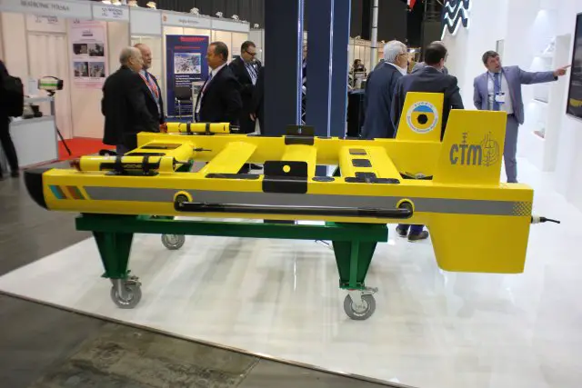 CTM (Centrum Techniki Morskiej - Centre of Maritime Technology), a Polish company member of PGZ Polish Armament Group showcases for the first time an Underwater sensor platform designed for Mine Counter Measures (MCM) operations at Balt Military Expo 2016. 