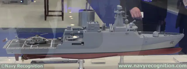 Spanish shipbuilding company Navantia showcased its AVANTE 1800 corvette during DIMDEX 2014, the Doha International Maritime Defence Exhibition & Conference which was held between 25 – 27 March 2014 in Qatar.