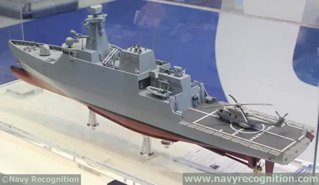 Spanish shipbuilding company Navantia showcased its AVANTE 1800 corvette during DIMDEX 2014, the Doha International Maritime Defence Exhibition & Conference which was held between 25 – 27 March 2014 in Qatar.