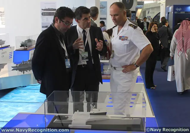 Cherbourg (France) based shipyard CMN unveiled its latest concept during NAVDEX 2013 in Abu Dhabi: The Ocean Eagle 40 trimaran patrol craft. Specifically designed for anti-piracy and counter-terrorism operations, the Ocean Eagle 40 is capable of both high speeds and long endurance. 