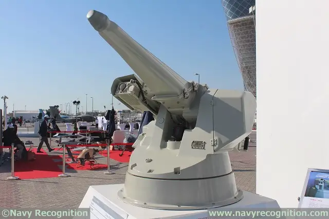 Oto Melara HITROLE N 12.7mm Light Naval Weapon System at NAVDEX 2015