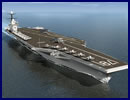 Huntington Ingalls Industries announced today that its Newport News Shipbuilding (NNS) division has reached 90 percent structural completion in the building of the nuclear-powered aircraft carrier Gerald R. Ford (CVN 78).