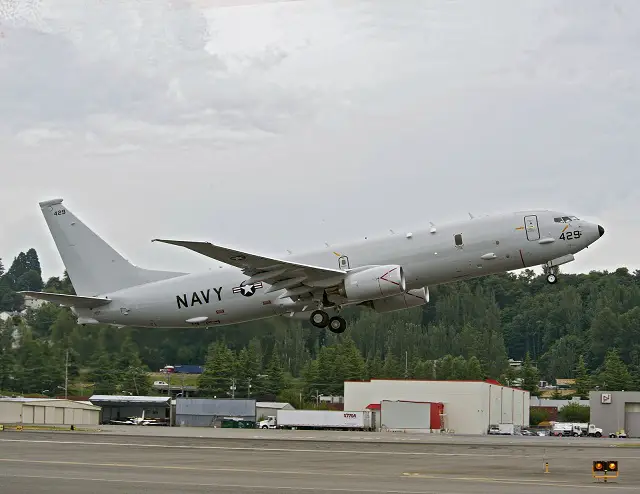 Boeing on July 17 delivered the second production P-8A Poseidon aircraft to the U.S. Navy. The P-8A is one of 13 low rate initial production (LRIP) maritime patrol aircraft that Boeing is building for the Navy as part of two contracts awarded in 2011. Navy pilots flew the P-8A from Seattle to Naval Air Station Jacksonville, Fla., where the first LRIP P-8A is being used for aircrew training.