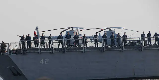 Helicopter Anti-Submarine Squadron Light (HSL) 42 deployed with four Fire Scouts aboard frigate USS Klakring (FFG 42) June 29 in support of operations off the Horn of Africa.
