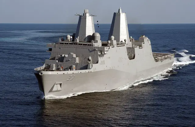 On Monday Huntington Ingalls Industries began construction on the amphibious transport dock LPD 27. The ship, being built at the company's Ingalls Shipbuilding division, is the 11th ship in the USS San Antonio (LPD 17) class of ships.