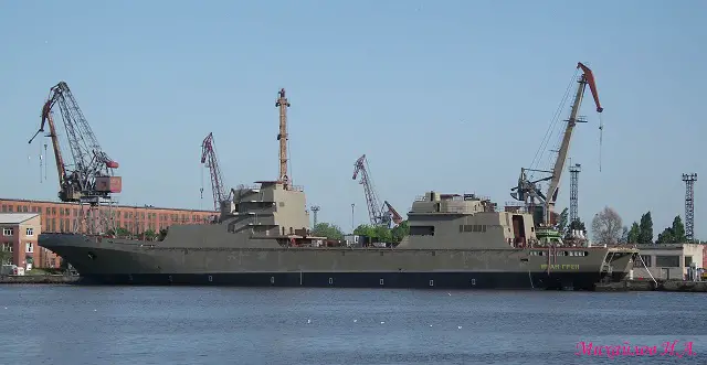 Yantar Shipyard based in Kaliningrad held an official keel laying ceremony for the second Ivan Gren class Landing Ship (Project 11711) for the Russian Navy: The Pyotr Morgunov. Construction the vessel actually started in December last year as we reported at the time.