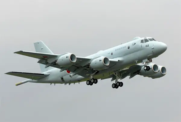 Japan's Maritime Self-Defense Force (JMSDF) received the first two of a fleet of next generation P-1 Maritime Patrol Aircraft on Tuesday, with the planes scheduled to be deployed at Atsugi Air Base in Kanagawa Prefecture later this month, local media reported.