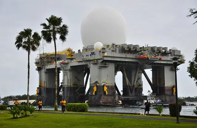 The United States has deployed its Sea-based X-Band radar to the ocean east of Japan to detect any potential North Korean ballistic missile launches. The SBX is a combination of the world's largest phased-array X-band radar carried aboard a mobile, ocean-going semi-submersible oil platform.