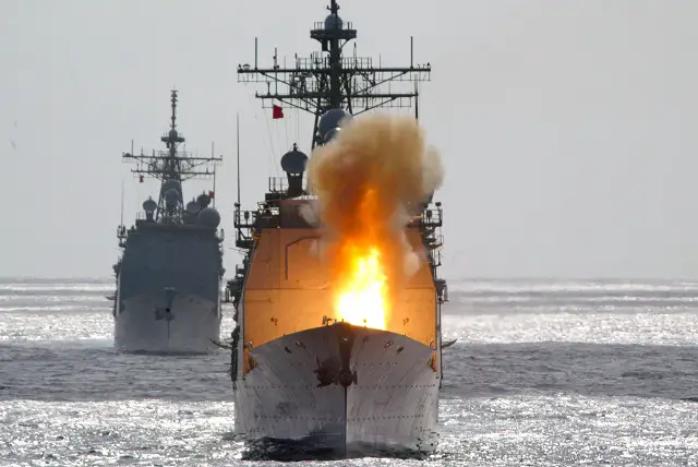 Lockheed Martin's Aegis Combat System recently completed a live fire test, using the system’s newest capability build, Baseline 9. During the at-sea test scenario, Aegis successfully detected, tracked and engaged a medium-altitude subsonic target from the USS Chancellorsville (CG 62).