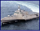 The Navy's newest littoral combat ship, the future USS Coronado (LCS 4), departed from the Austal USA shipyard in Mobile, Ala., Jan. 27, en route to her commissioning site in Coronado, Calif. Coronado is the fourth littoral combat ship delivered to the Navy, and the second LCS of the aluminum, trimaran Independence variant. It is scheduled to be commissioned April 5, and will be homeported in San Diego, Calif. 