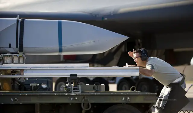 The 337th Test and Evaluation Squadron successfully completed their first captive carry test of a Long Range Anti-Ship Missile on-board a B-1 Bomber June 17, marking a significant step forward toward the B-1's role in the maritime environment.