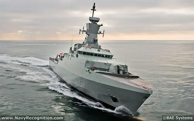 The first warship built by BAE Systems for the Royal Navy of Oman (RNO) as part of Project Khareef for the design, build and delivery of three corvettes, has been formally handed over in a ceremony at HM Naval Base Portsmouth on June 26th.