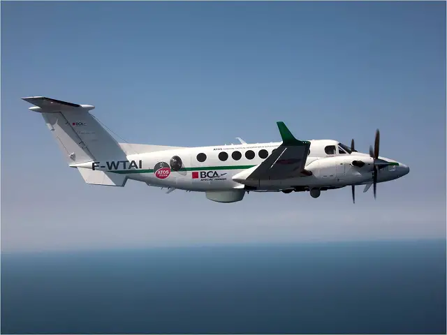 After more than 80 hours of flight testing, Selex ES, a Finmeccanica company, have handed over to Corporate Aircraft SA, exclusive distributor of Beechcraft, purc hasing as prime contractor for an undisclosed end-user a Beechcraft King Air 350ER equipped with the company’s Airborne Tactical Observation and Surveillance (ATOS) system. The end user has expressed their satisfaction with the system performance demonstra ted during the flight tests.