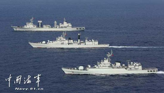 The 14th escort fleet of the Chinese Navy (PLAN) is carrying out combat training in adverse sea conditions in the Indian Ocean, to effectively test the emergency response capabilities of its commando members. 