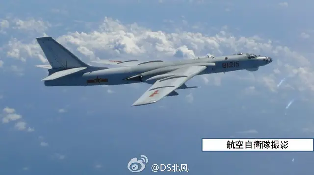 Pictures of YJ-12, one of china's latest anti-ship missile, fitted on a Chinese Navy (PLAN) Xian H-6G bomber have recently emerged on the Chinese internet meaning this new generation missile may have entered operational service.