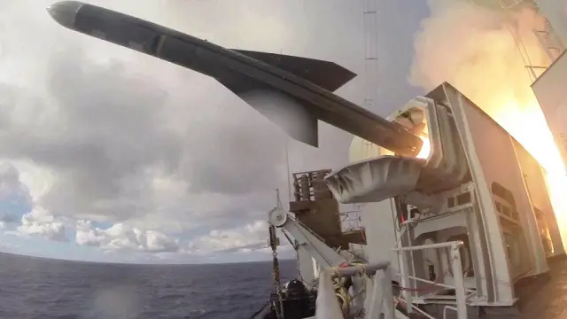 On June 24th, 2014, two Floreal class surveillance frigates (the Floréal F-730 and the Nivôse F-732) based in Reunion island and belonging to the French Navy Indian Ocean fleet, conducted a simultaneous firing exercise with their MM38 Exocet anti-ship missiles. 