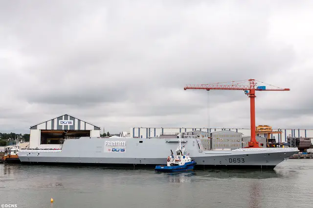 On 12 July 2014, DCNS floated the FREMM multi-mission frigate Languedoc in Lorient, France. The achievement of this industrial milestone marks an important step in the construction of the vessel. It once again underlines the industrial dynamism of DCNS: five multi-mission frigates are under simultaneous construction, at different stages of advancement.