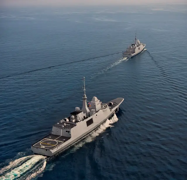 The FREMM Normandie multi-mission frigate, second of the series ordered by OCCAR on behalf of the French DGA (General Directorate for Armament) and the French Navy, has just completed five weeks of intense activities off the Toulon coast. These trials have allowed the validation of the frigate’s combat system performance before its delivery to the French Navy at the end of 2014. 