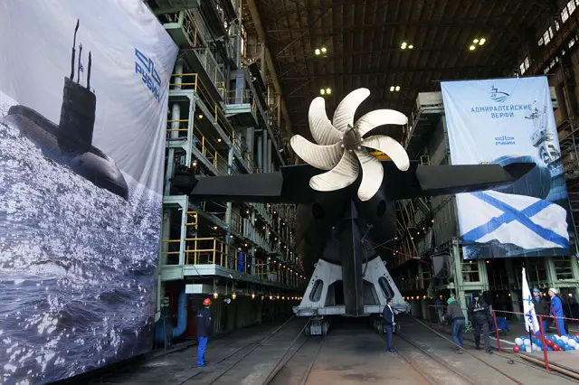 "Krasnodar" (B-265), the fourth Project 636.3 (or Varshavyanka class) diesel-electric submarine (SSK) was launched by Russian shipyard JSC "Admirality Shipyards" in St. Petersburg on April 25, 2015. The submarine was laid down in February last year and should be commissioned into the Russian Navy Black Sea Fleet this year.
