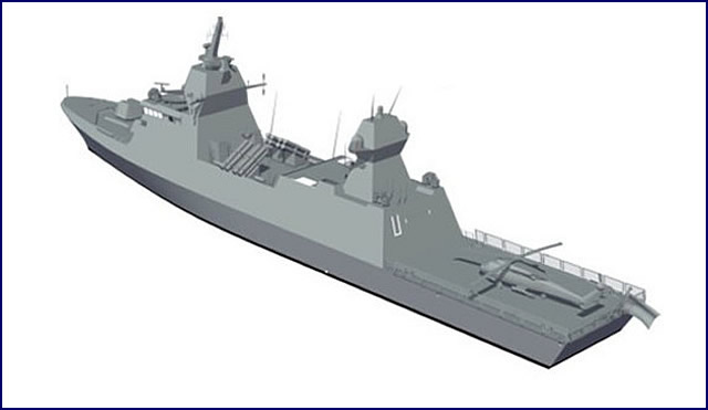 Saar 6 class corvettes will be heavily armed: They are set to be fitted with up to 40x (most likely 32x) VLS cells for surface to air missile system Barak 8 by Israel Aerospace Industries (IAI) and C-DOME naval point defense system by Rafael, 16x anti-ship missiles and the MF-STAR multifunction AESA radar by IAI.