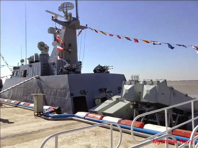 The first two (of a planned series of 10) Fast Attack Craft Missile (FAC-M) vessels have been delivered to Myanmar's Navy for sea trials. The 49 meter vessel class is indigenously desgined but is fitted with Russian and Chinese weapon and sensor systems. 