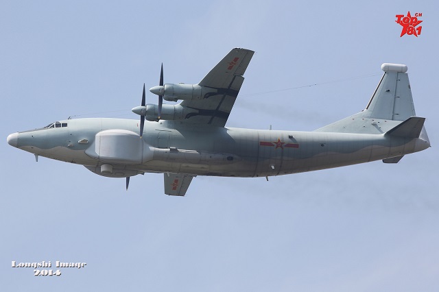 New Chinese Electronic Warfare Aircraft For Plaaf Based On Shaanxi Y 9 Transport Aircraft