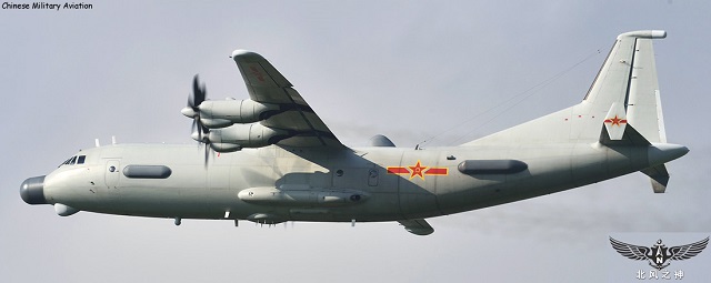 PLAAF Y-9JB ELINT (Electronic signals intelligence) and reconnaissance aircraft 