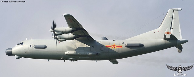 New Chinese Electronic Warfare Aircraft for PLAAF based on Shaanxi Y-9
