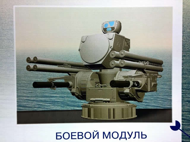 Project 22800 corvettes will in the future be armed with ship-based air defense systems, specifically, Pantsir-M air defense missile/gun system, Vice-Admiral Victor Barsuk, Russian Navy Deputy Commander for armaments, said.