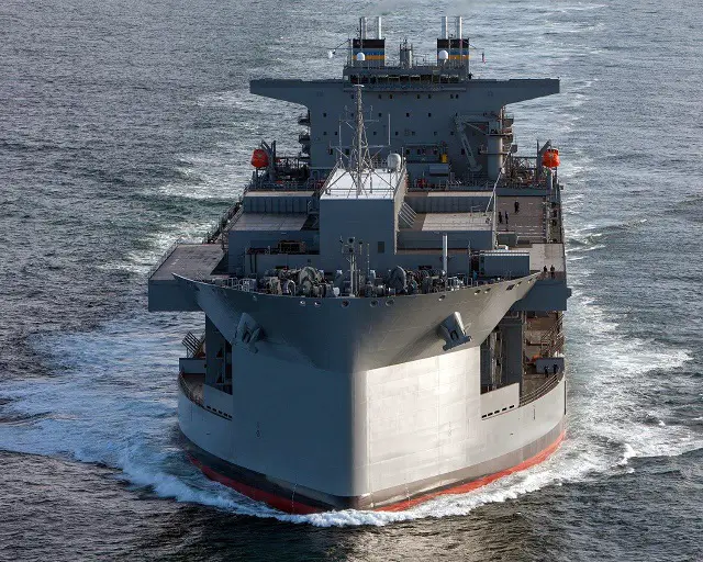 The United States Secretary of the Navy Ray Mabus announced the U.S. Navy's newest Expeditionary Sea Base (ESB) ship, T-ESB 4, will be named USNS Hershel "Woody" Williams during a ceremony in Charleston, West Virginia, Jan. 14.