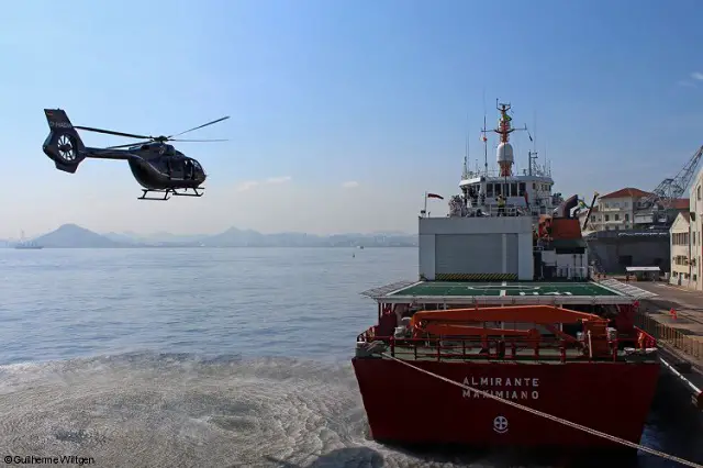 The H145 continued to be a regular site in the skies above Brazil in April with stops in Rio de Janeiro and the Brazilian Navy’s air base in São Pedro da Aldeia. In total, 28 flights were performed for operators such as the Brazilian Navy; Rio de Janeiro’s civil police and fire brigade; oil and gas operators such as Petrobras, Omni and Erickson; the Argentinian Ministry of Security; and several private customers, among others.