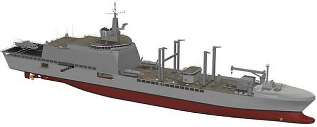 The Logistic Support Ship - LSS will be capable of supporting a naval Joint Task Force, to support disaster relief operations, to provide medical support (NATO Role 2 LM) and to transport naval and aviation fuel, fresh water, ammunitions, lubricating oil, food, spare parts and 20 ft ISO containers.