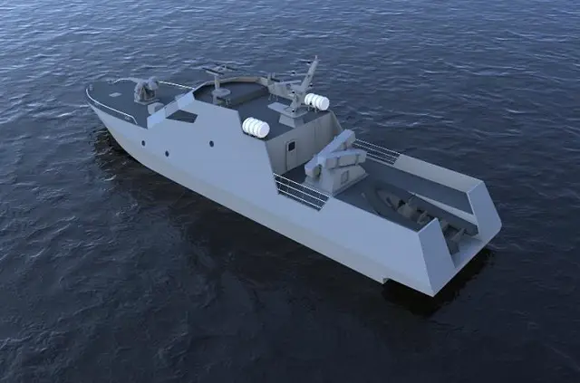 The six new "33 meters Attack Boats" ordered by the Navy of Turkmenistan have a length of 33.05 meters, a width of 7.1 meters and a draft of 1.4 meters. The propulsion system consists in two MTU M93L diesel engines with two Hamilton water jets allowing a full speed of 43 knots and a cruising range of 350 nautical miles at a speed of 35 knots.