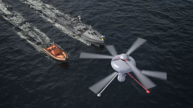 While attending Milipol 2015, the Worldwide Exhibition of Internal State Security, Navy Recognition learned that ECA Group and the French procurement agency (DGA) are working on a tethered UAV project named "virtual mast" (mature virtuelle in French). Based on the IT180-999 prototype, an electric and captive variant of the existing IT180 UAV, the project shares mane similarities with TALONS. TALONS is a joint research program between DARPA and the U.S. Navy’s Office of Naval Research.