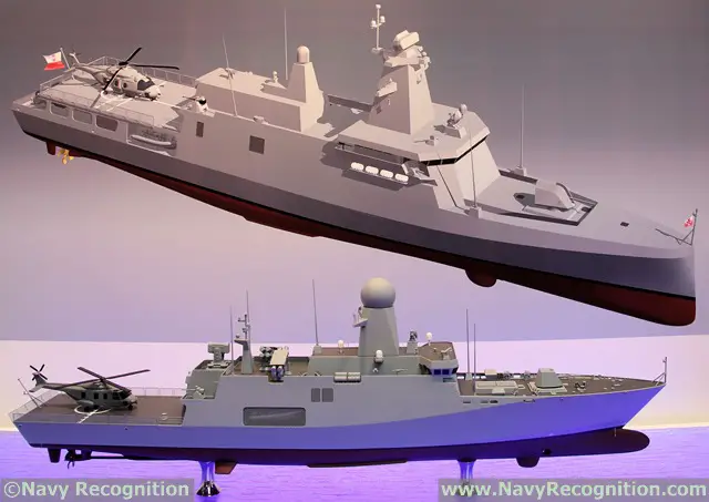 At MSPO 2015, the International Defence Industry Exhibition in Poland which took place in Kielce from the 1 to 4 September 2015, German naval vessels designer ThyssenKrupp Marine Systems (TKMS) unveiled a new variant of the MEKO A-100 PL with a unique "Energy Saving Hull Design".