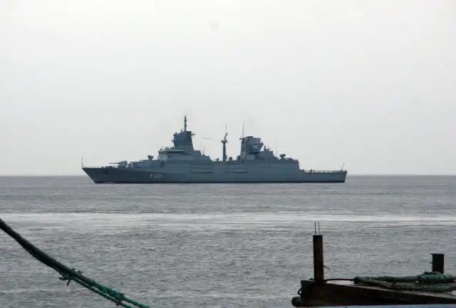 German Navy’s (Deutsche Marine) first F125 frigate has begun sea trials on 6 April. The “Baden-Württemberg” has sailed from the shipyard in Hamburg to Cuxhaven. With a crew of 60 men and women, the vessel will assume a series of tests for the systems, subsystems and weapons of the platform.