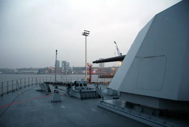 German Navy’s (Deutsche Marine) first F125 frigate has begun sea trials on 6 April. The “Baden-Württemberg” has sailed from the shipyard in Hamburg to Cuxhaven. With a crew of 60 men and women, the vessel will assume a series of tests for the systems, subsystems and weapons of the platform.