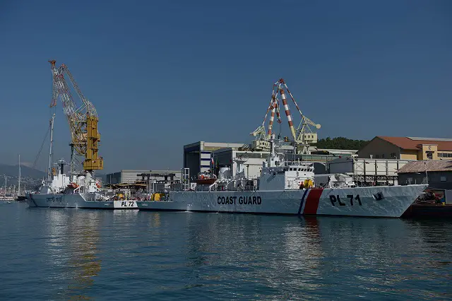Fincantieri has delivered August 4th at its shipyard in Muggiano (La Spezia) the first two units part of the supply contract of four Offshore Patrol Vessels (OPV), to the Bangladesh Coast Guard (BCG), through the upgrading and conversion of the “Minerva” class corvettes, decommissioned by the Italian Navy. These are the “Minerva” and “Sibilla” vessels, renamed “SYED NAZRUL” and “TAJUDDIN”, which have been retired from the national fleet in May 2015 and shortly after arrived at Fincantieri’s dock in Genova, where the upgrading and conversion activities started. The units have been completed at the naval shipyard in La Spezia. 