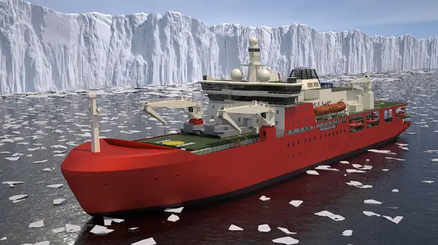 On April 28 at a ceremony in Hobart Tasmania, the Australian Government signed a contract with DMS Maritime, a wholly owned subsidiary of Serco, for the delivery, operation and maintenance of an Antarctic Supply Research Vessel (ASRV) with icebreaking capabilities. The vessel will be built by the Damen Shipyards Group and will form an integral part of the Australian Antarctic Division (AAD) programme in the coming years. The ceremony was attended by Australia’s Minister for Foreign Affairs, Julia Bishop and Minister for the Environment, Greg Hunt.