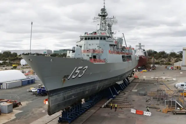 HMAS Stuart recently became the last of the Anzac class frigates to enter the Anti-Ship Missile Defence (ASMD) upgrade. Stuart docked at the BAE Systems Australia Henderson shipyard in Western Australia on 3 May and will remain out of the water until early March 2017.