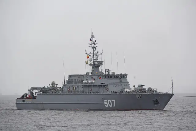 The Project 12700 lead Mine Counter Measure Vessel (MCMV) Alexander Obukhov was towed in late April 2016 from Kronstadt to the Baltic Sea where it set going on its own to undergo shipbuilder’s trials, the online media organization VPK.name said on Wednesday. 