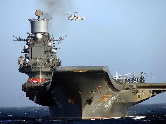 Russia aircraft carrier Admiral Kuznetsov to receive Ka 52K helicopter