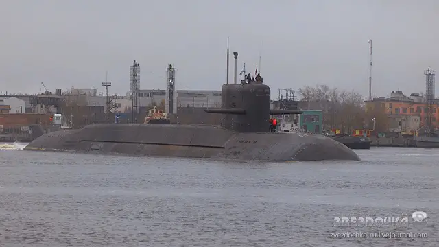 Project 09787 BS 64 Podmoskovye special purpose nuclear powered submarine converted from Project 667BDRM Delta IV class K 64 SSBN 1