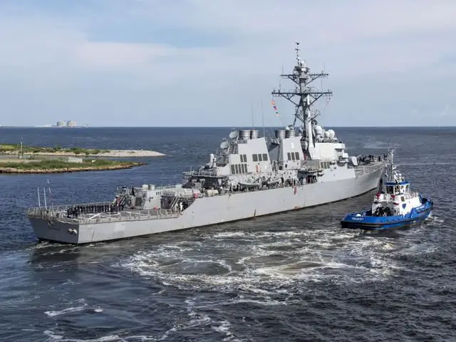 Arleigh Burke class guided missile destroyer USS Ramage DDG 61