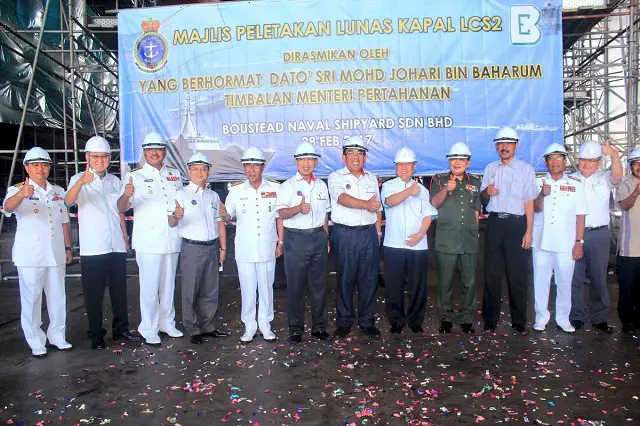 Keel Laying 2nd Gowind LCS SGPV Malaysia TLDM 2